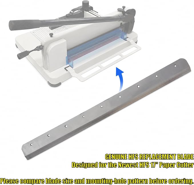 HFS(R) Paper Cutter Blade for HFS 17'' Heavy Duty Guillotine A3 Paper Cutter