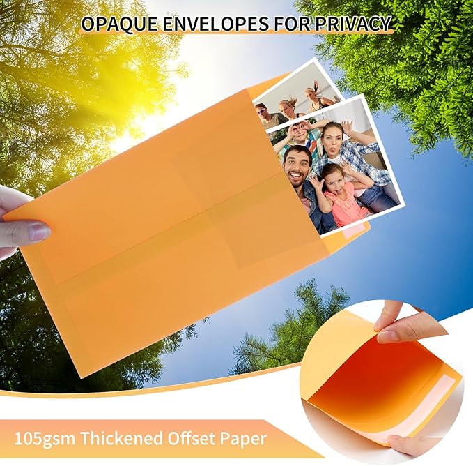 Joyberg 6x9 Envelopes Self Seal, Yellow Envelopes 6x9 Printable, Catalog Mailing Envelopes 6 x 9 Tear Resistant, Kraft Envelope for Mailing Letters, Documents, Photos, Invitation Cards