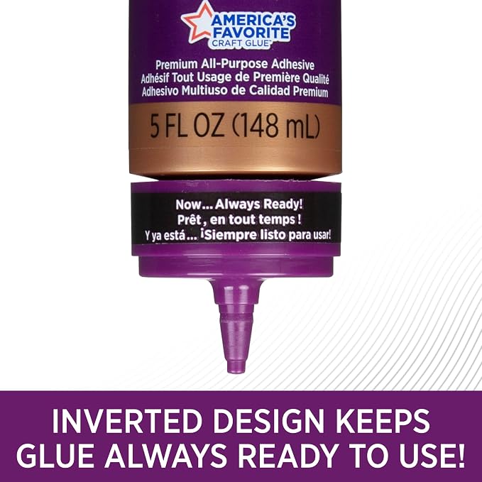 Aleene's Orignial Tacky Glue for Crafts in Always Ready Bottle, Nontoxic, Dries Clear, 5 fl oz