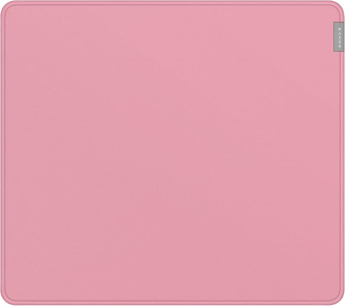 Razer Strider Hybrid Mouse Mat with a Soft Base & Smooth Glide: Firm Gliding Surface - Anti-Slip Base - Rollable & Portable - Anti-Fraying Stitched Edges - Water-Resistant - Large - Quartz Pink