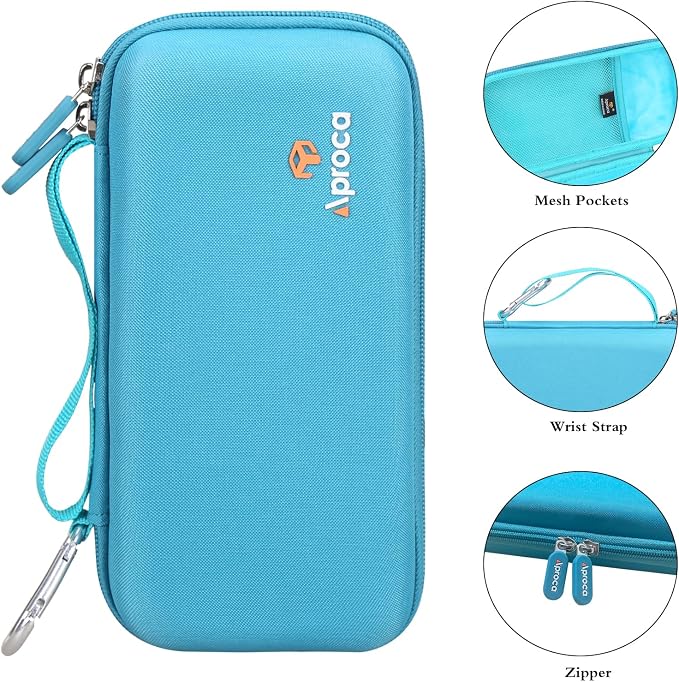 Aproca Calculator Case Compatible with Texas Instruments TI-84 Plus CE / TI-84 Plus / TI-83 Plus / TI-89 Titanium / TI-85 / TI-86 Color Graphing Calculator-Teal (Case Only)