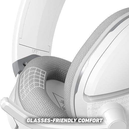 Turtle Beach Recon 200 Gen 2 Powered Gaming Headset - Xbox Series X, Xbox Series S & Xbox One, PS5, PS4, Mobile & PC with 3.5mm - Bass Boost, Memory Foam, White