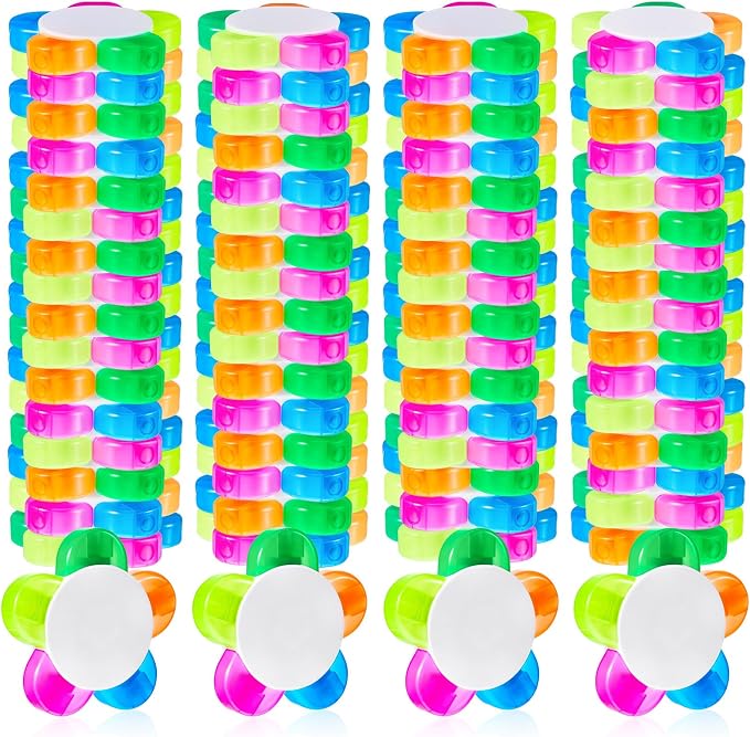 Outus 140 Pieces Petals Highlighters Assorted Colors 5 in 1, Back to School | Flower Shape Watercolor Fluorescent Pens, for Office School Stationery Aesthetic Supplies, 5 Colors