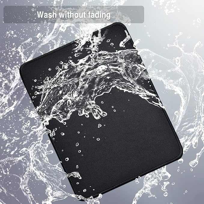 Zhithink 17 Pcs Computer Mouse Pad, Non-Slip Rubber Base and Textured Stitched Edge Mousepads,Mouse Pad Pack for Office and Home,10.2x8.2 Inches,3 mm Thickness