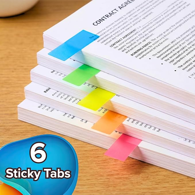 Sticky Notes 3x3 (12 Pads/1200 Sheets) – 2026 Improved Adhesive, Super Sticky & Bright Neon Colors – 1200 Sheets – Ideal for School, Office & Desk Supplies
