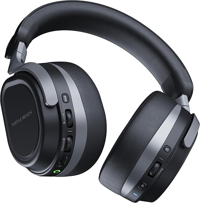 Turtle Beach Stealth 700 Gen 3 Wireless Multiplatform Amplified Gaming Headset for Xbox Series X|S, Xbox One, PC, PS5, Mobile – 60mm Drivers, AI Noise-Cancelling Mic, Bluetooth, 80-Hr Battery – Black