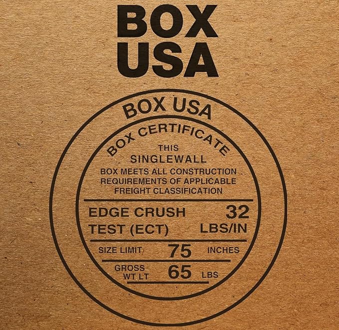 BOX USA Shipping Boxes 16"L x 14"W x 14"H, 25-Pack Medium Corrugated Cardboard Boxes for Shipping, Mailing, Packing, Packaging and Storage