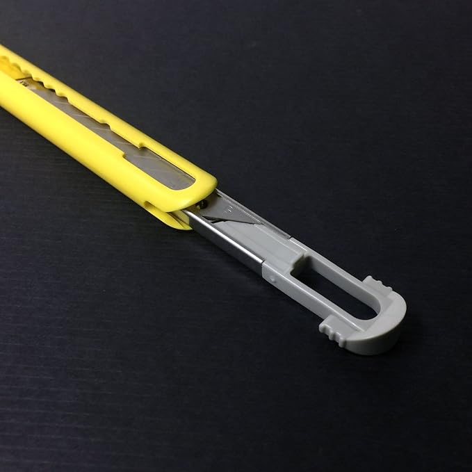 NT Cutter ABS Grip 30-Degree Multi-Blade Cartridge Knife (A-553P),Yellow