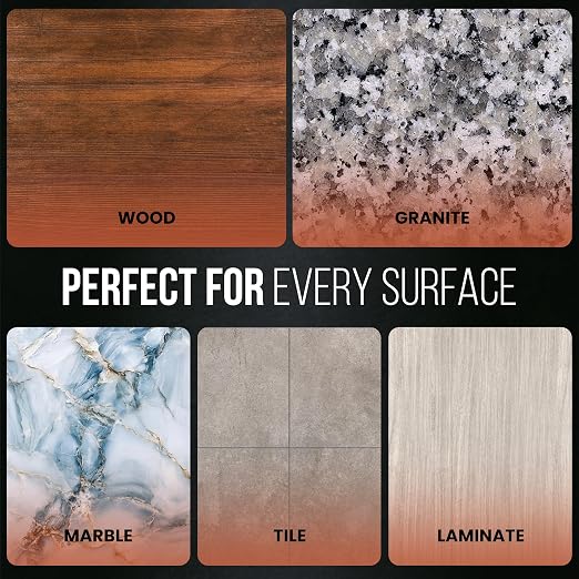 Stone Coat Countertops Epoxy Resin Kit for Countertops, Bar Tops, 1/2 Gal | UV, Scratch & Heat Resistant, Food Safe for Kitchen Countertop, Tabletop, Shower Walls, Bar Top, & Art Craft Projects