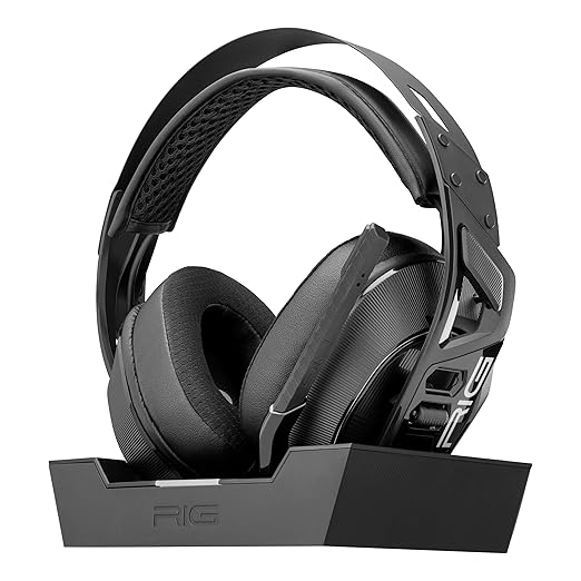 RIG 900 MAX HX Universal Dual Wireless Headset 2.4GHz / Bluetooth Officially Licensed for Xbox – Works with PC, PS4, PS5, Switch, Android, iPhone - Charging Base - 60 Hr Battery - Dolby Atmos 3D Audio