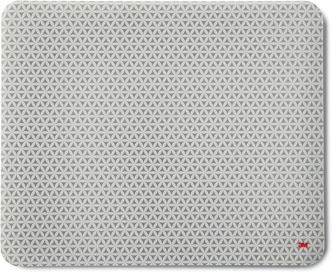 3M Precise Mouse Pad with Repositionable Adhesive Back, Enhances The Precision of Optical Mice at Fast Speeds and Extends The Battery Life of Wireless up to 50%*, 8.5" x 7", Bitmap (MP200PS), Polymer