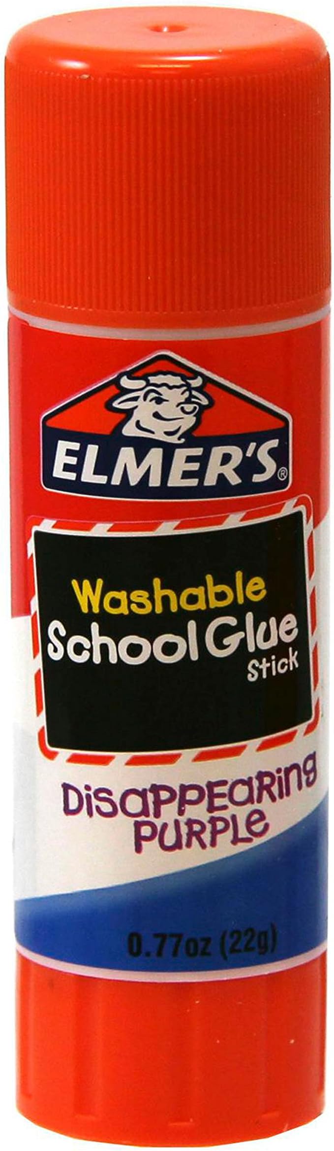 Elmer's Disappearing Purple School Glue Sticks, Washable, 22 Grams, 18 Sticks Total (Packaging May Vary)