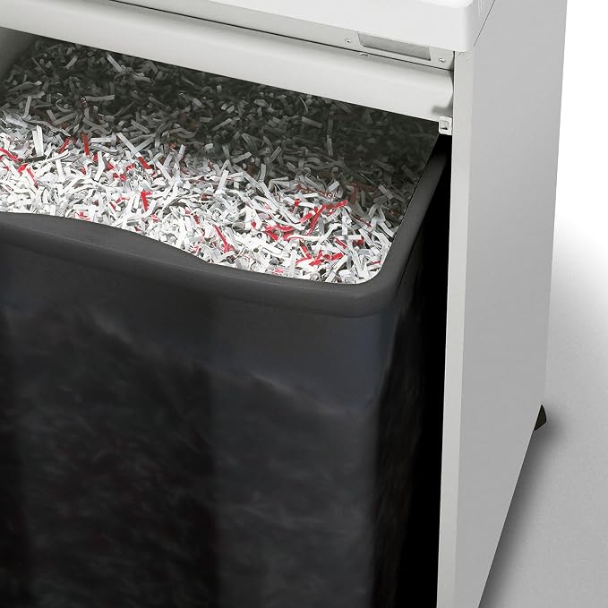 IDEAL 4003 Cross-Cut Commercial Office Paper Shredder Heavy with Automatic Oiler, Made in Germany,16-18 Sheet Feed Capacity, 44-Gallon Bin, Versatile, P-5 Security | P5 cross cut paper shredder with automatic oiler for 18 to 20 users 16 to 18 sheet cap...