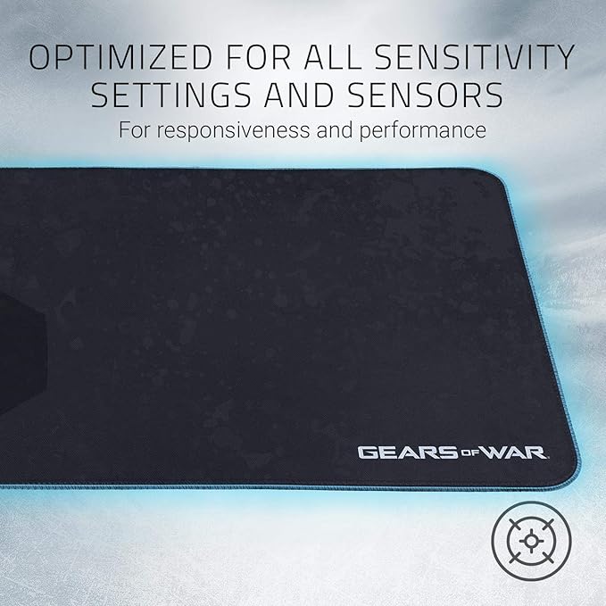 Razer Goliathus Extended Chroma Gaming Mouse Pad: Customizable Chroma RGB Lighting, Soft, Cloth Material, Balanced Control & Speed, Non-Slip Rubber Base, Gears of WAR 5 Edition