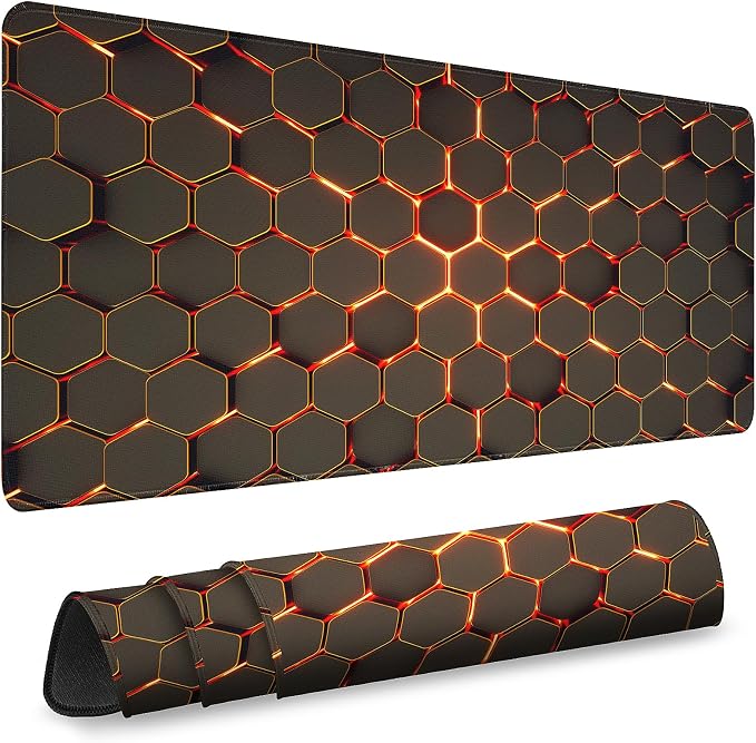 Mouse Pad Gaming - Desk Mat for Keyboard and Mouse - Large Mouse Pads for Desk, Gaming Mousepad with Non-Slip Base, Desks Pad (31.5" X 11.8") for Game, Office and Home