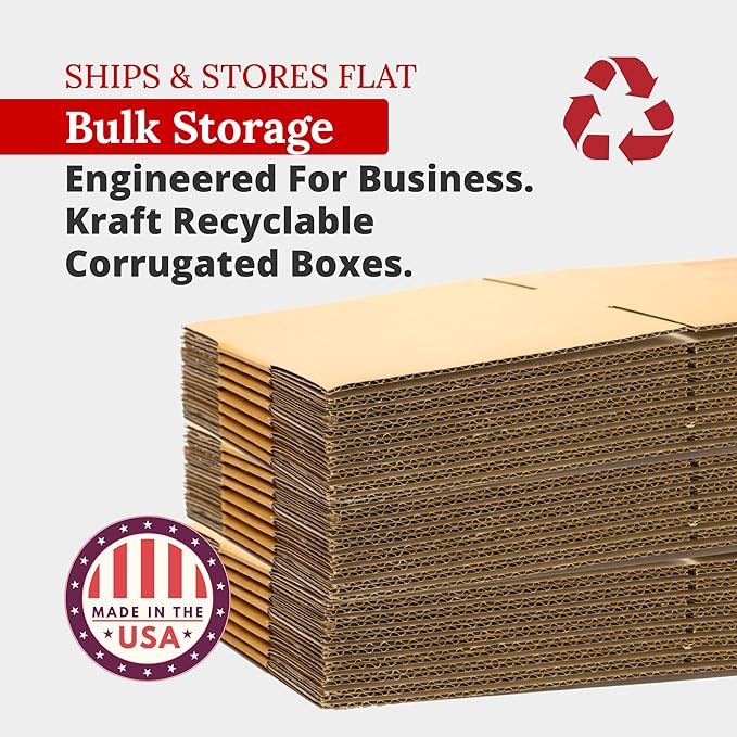 PARTNERS BRAND 11 x 8 x 6 Corrugated Cardboard Boxes, Small 11"L x 8"W x 6"H, Pack of 25 | Shipping, Packaging, Moving, Storage Box for Home or Business, Strong Wholesale Bulk Boxes