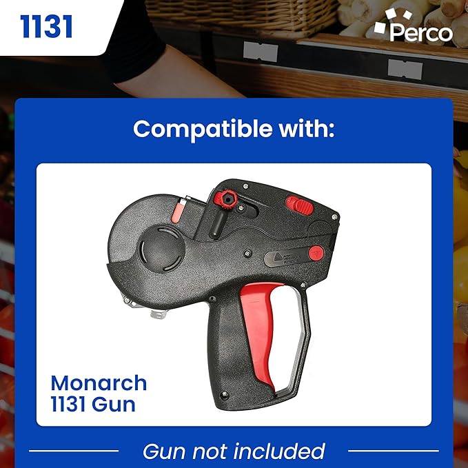 Custom Price and Date Labels for Monarch 1131 Guns - Choose Color, Font and Imprint - 1 Sleeve, 20,000 Labels