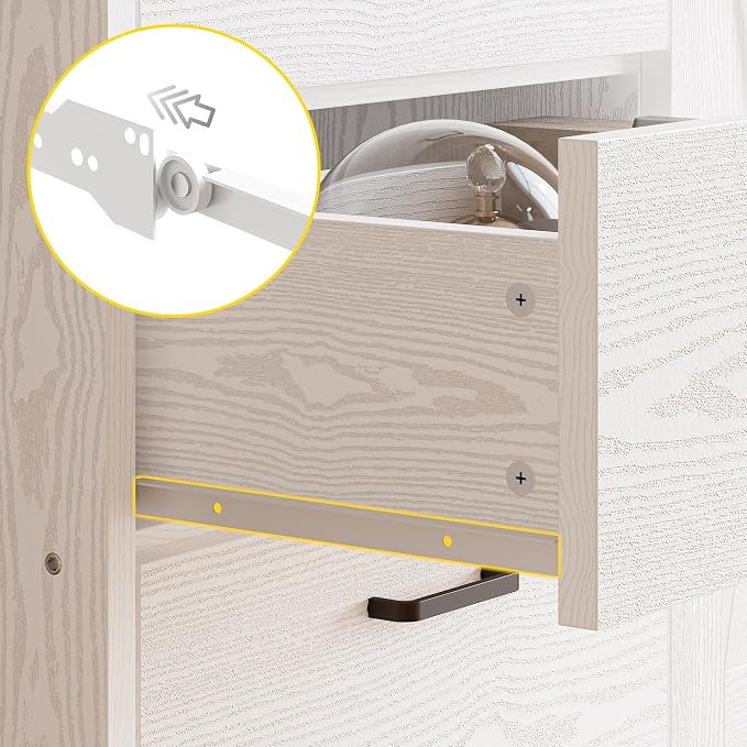 IRONCK 71 in Bookshelf with Doors and 3 Drawers, Industrial Tall Bookcase | Engineered wood with 3-tier shelves, 3 drawers, enclosed storage, anti-tip hardware, 132 lb maximum capacity, for home office