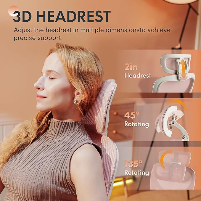 FLEXISPOT Foldex Ergonomic Office Chair, Folding Chair for Small Spaces with Lumbar Support, Flip-up Armrests, 3D Headrest, Desk Chairs with Footrest for Work,Video Game,Gift (Foam Seat, Black)