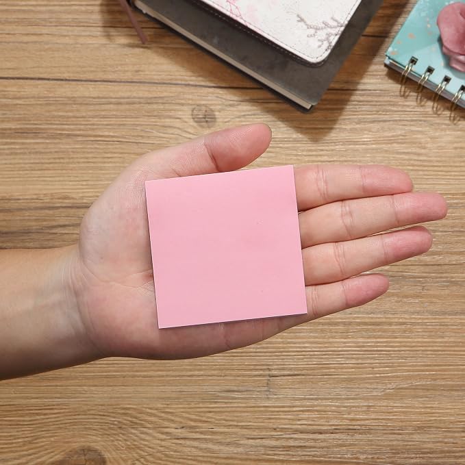 Mr. Pen- Sticky Notes, 3"x3", 12 Pads, 600 Sheets, Colorful | Sticky Notes Bulk, Self-Stick Note Pads, Perfect for Office, School, Home, Study & Organization