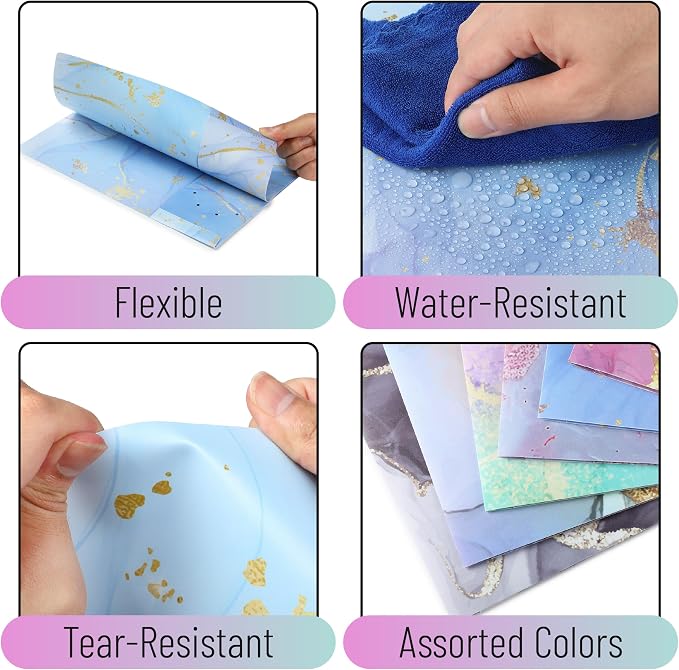 Mr. Pen- Plastic Folders with Pockets, 12 pcs | Aesthetic File Folder with Business Card Slot, 2-Pocket Folder, Back to School, Office, Filing Supplies