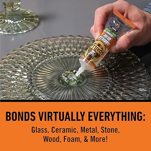 Gorilla Glue Clear Gel, 1.75fl.oz. Tube, (Pack of 6)