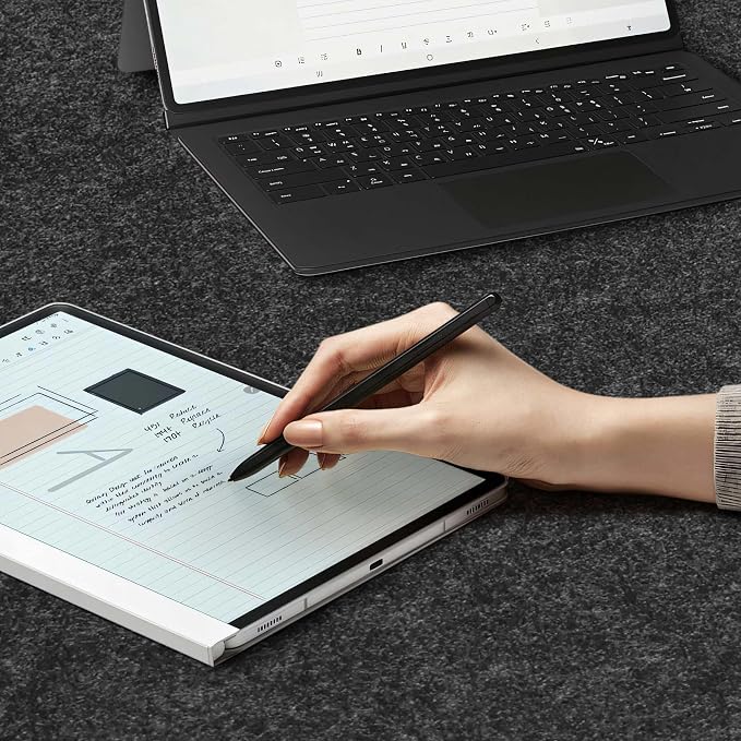 DAWNTREES Large Felt Desk Mat,39.4''x19.69'' Full Keyboard and Mouse Pad | Non-Slip Computer Desk Mat for Home and Office,100x50CM Felt Desk Pad Protector (Dark Gray)