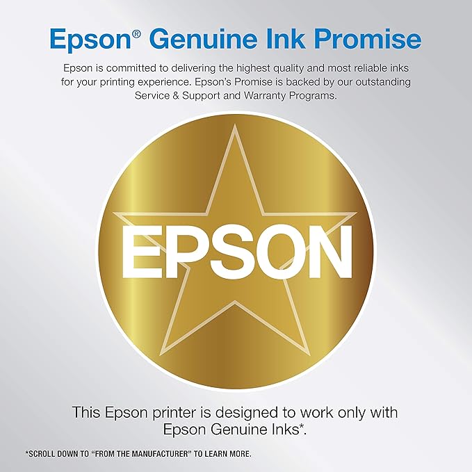 Epson Workforce Pro WF-7820 Wireless All-in-One Wide-Format Printer, Auto 2-Sided Print 13" x 19" Copy, Scan & Fax, 50-Page ADF, 250-sheet Paper Capacity, Works with Alexa - Black