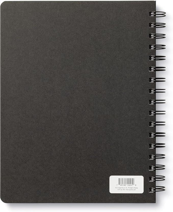 Compendium Spiral Notebook - Wild at Heart — A Designer Spiral Notebook with 192 Lined Pages, College Ruled, 7.0”W x 9.25”H