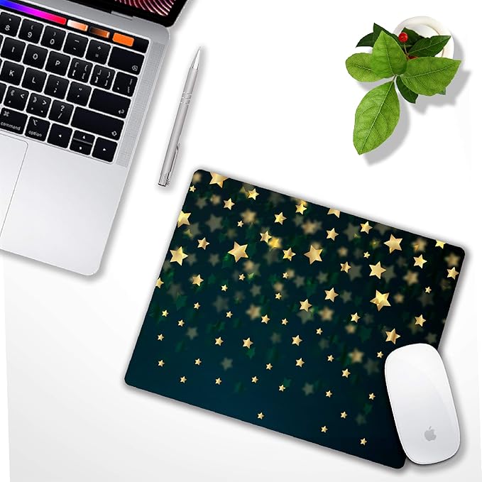 Mouse pad Computer Mousepad with Personalized Star Design Office Non-Slip Rubber Mouse mat
