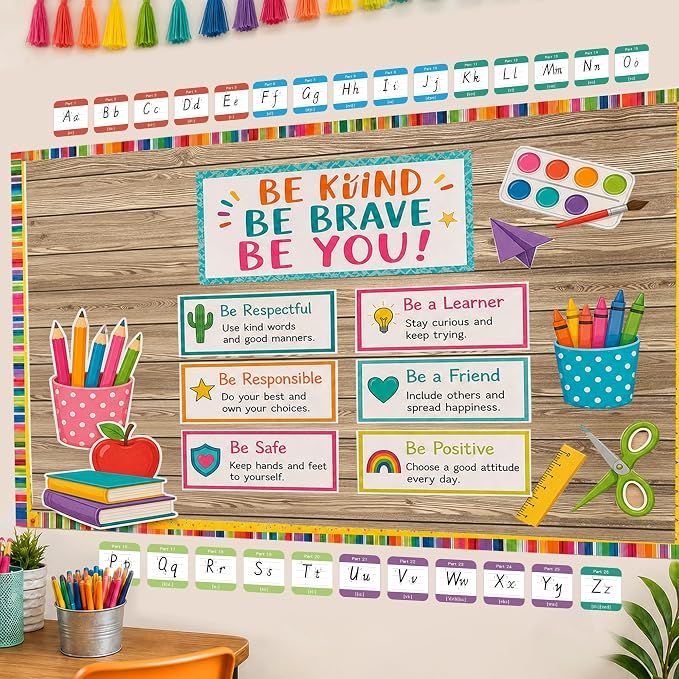 4x15ft Wooden Plank Bulletin Board Fabric Roll, Wall Decor | No pinholes, sound-absorbing, flexible DIY sizing, office culture wall, home message center, creative mood board