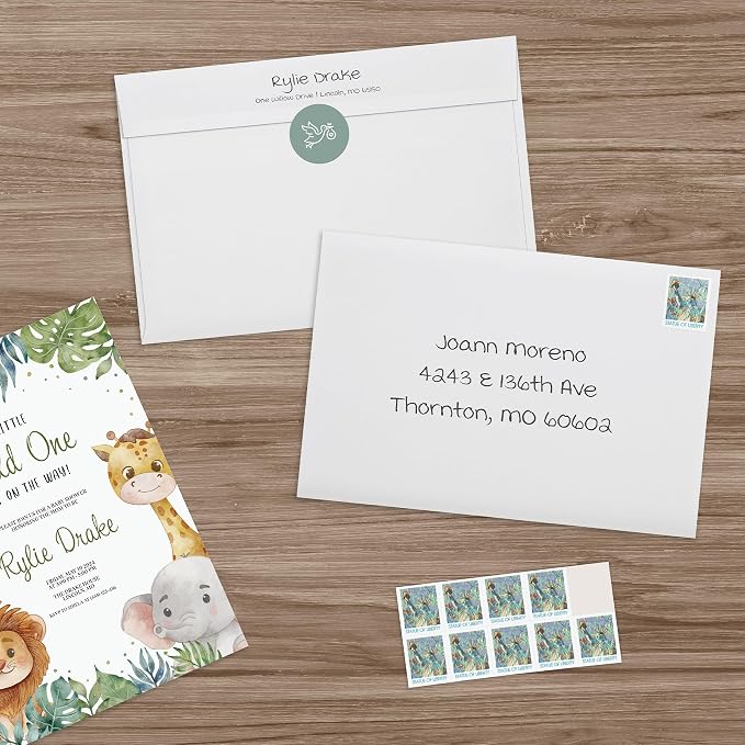 Columbian A9 Mailing Envelopes, 100 Pack, Self Seal White Envelopes for Invitations, Announcements, Photos, and Half Fold Greeting Cards, Premium 24 lb Paper 5.75 x 8.75 Inches