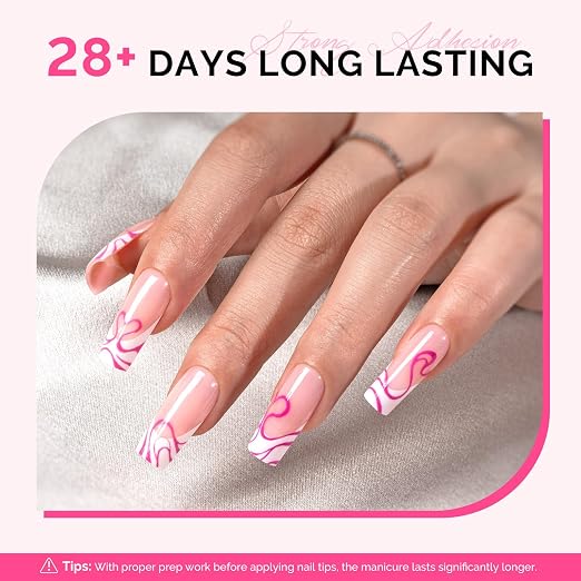 MelodySusie Super Strong Nail Glue Semi Solid Glue Press On Nails, 2PCS | Quick Drying, No UV Lamp Needed, Long Lasting, Nail Glues DIY Home Salon Manicure