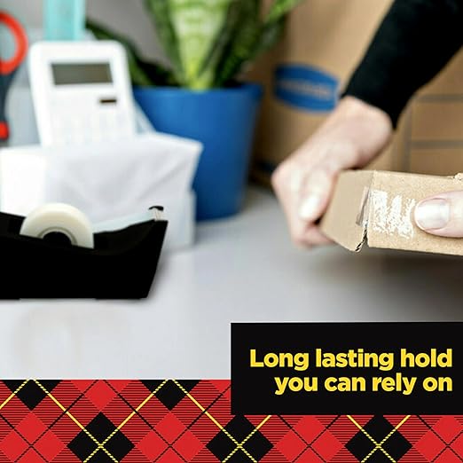 Scotch Transparent Tape Clear | 3/4 in x 1000 in | Photo-Safe | Strong Adhesion | 24 Rolls, Pack of 6