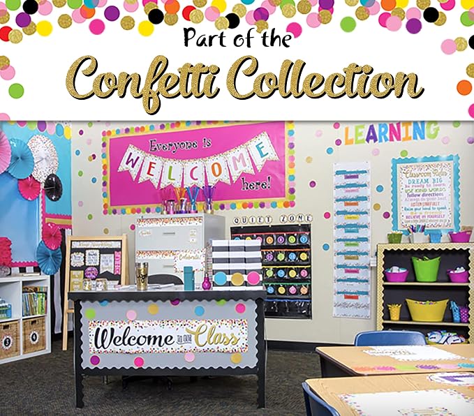 Teacher Created Resources Confetti Medium Binder Clips (TCR20857)