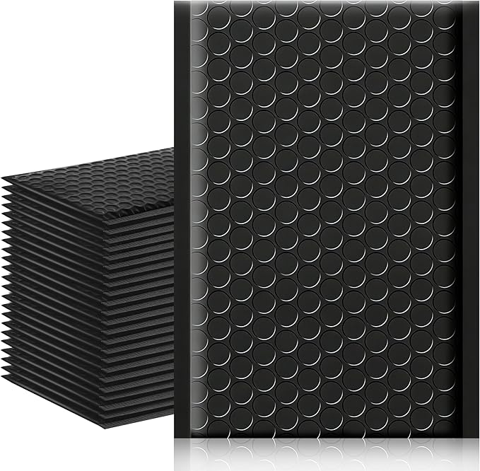 110-Pack Bubble Mailer 4'' x 8'' - Self-Sealing Waterproof Small Mailing Envelopes Padded Lightweight Shipping Bags for Accessories, Small Parts, Jewelry, Trading Cards, Compact Items 4x7 Usable Space