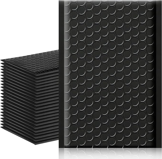 110-Pack Bubble Mailer 4'' x 8'' - Self-Sealing Waterproof Small Mailing Envelopes Padded Lightweight Shipping Bags for Accessories, Small Parts, Jewelry, Trading Cards, Compact Items 4x7 Usable Space