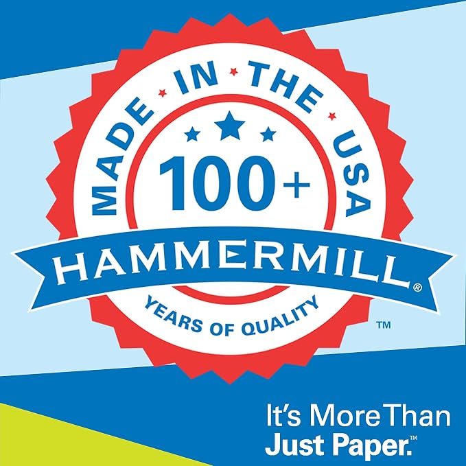 Hammermill Colored Paper, 20 lb Gray Printer Paper, 11 x 17 - Made in the USA, Pastel Paper, 102178C - 5 Ream (2,500 Sheets)
