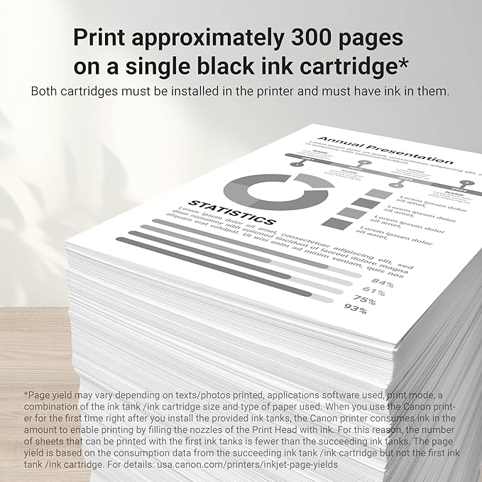 Canon PG-245 XL Genuine Black Ink Cartridge, Compatible with iP2820, MG2420/2924/2920/3020/2522/2525, MX492, TS3120/302/302a/202/202a/4520/3320