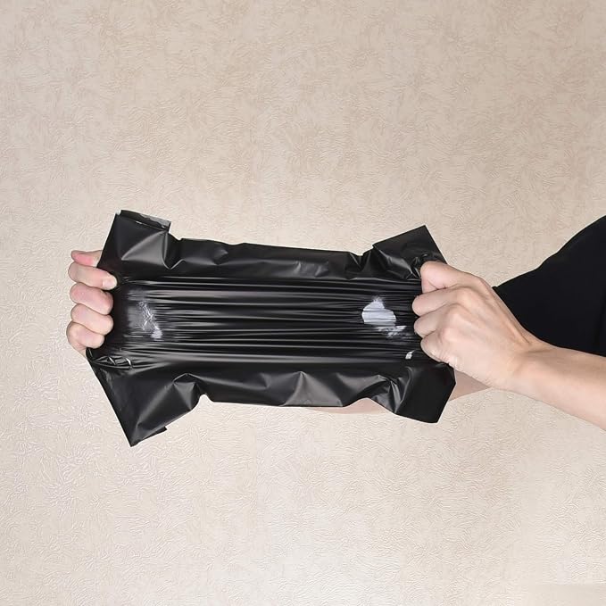 Large Poly Mailers 10x13 Shipping Bags for Small Business – Self Sealing Package Envelopes (10 x 13,Black),100 Count (Pack of 10)