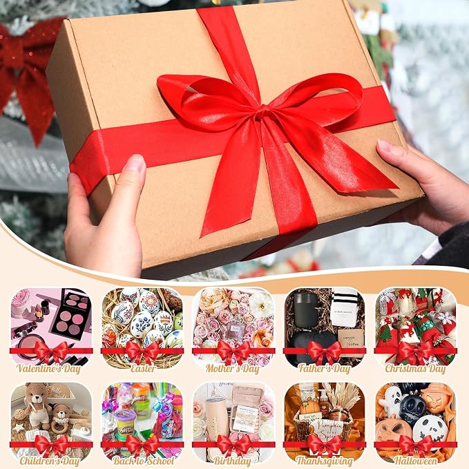 12x9x2 inches Shipping Boxes Set of 25, Corrugated Cardboard Boxes Literature Mailer Boxes Gift Boxes Small Boxes for Shipping Wrapping Mailing Packaging Small Business, Brown