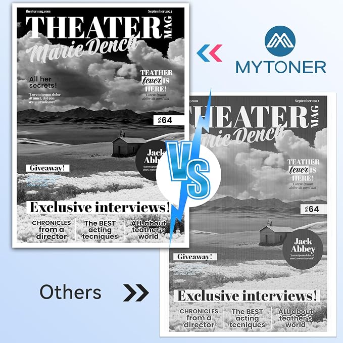 MYTONER TN760 Toner Compatible for Brother TN-760 L2690DW L2710DW Printer | TN730/760 Black High Yield Toner Cartridge for MFC-L2690DW MFC-L2717DW HL-L2350DW HL-L2395DW L2750DW 4-Pack for home office