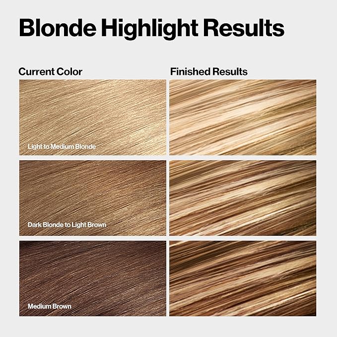Revlon Color Effects Frost and Glow Hair Highlight Kit, 20 Blonde, 1 Pack | Permanent highlighting kit for at-home hair highlights; ammonia free and paraben free. Permanent hair color and hair dye.