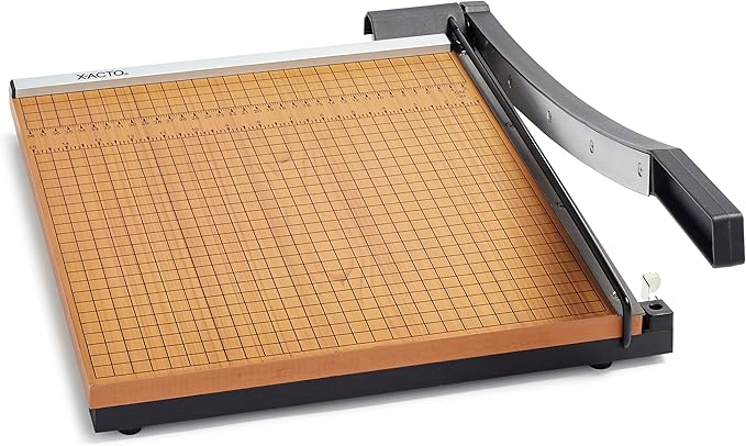 X-ACTO 15x15 Heavy Duty Paper Trimmer, Commercial Grade, Guillotine Paper Cutter - Cuts Paper, Film, Photographs with Precision