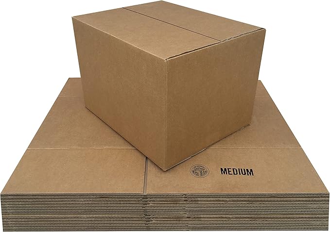 uBoxes Moving Boxes Bundles Medium Boxes 18" x 14" x 12" - Medium Boxes (Pack of 15)