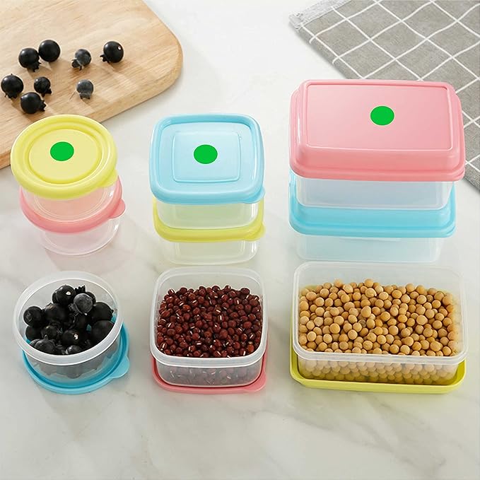 PARLAIM 1000pcs Green Round Color Codding Labels on a Roll Permanent Circle 1/2 Inch Diameter Dot Stickers in Plastic Dispenser Box for Home Classroom