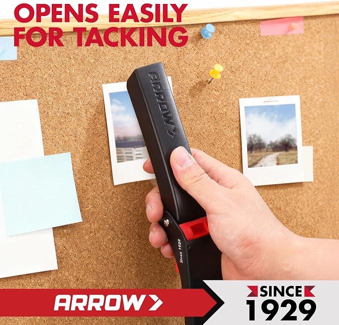 Arrow Office Stapler Set, 25 Sheet Capacity Metal Desk Staplers with 2100 Staples and Staple Remover, Half Strip Design and Non-Slip Base, Spare Staple Storage for Classroom, Office and Home, 2 Pack | Metal Desk Stapler, 2100 Staples, Staple Remover, N...