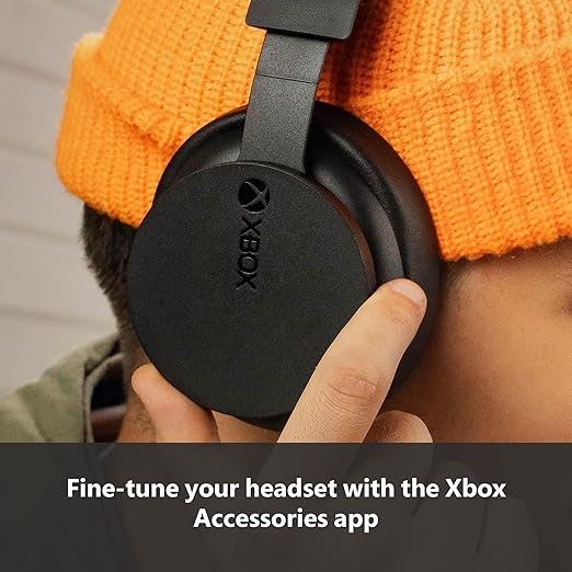 Xbox Wireless Gaming Headset – Over Ear Headphones – Spatial Audio with Dolby Atmos, Windows Sonic Series X|S, One, Windows PC, Mobile – Carbon Black
