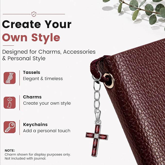 CAGIE Lined Journal Notebook for Men & Women,176 Pages A5 Medium Size, Softcover Leather Journals for Writing, College Ruled Notebook for Work & School, 100 GSM Thick Paper (5.7'' x 8.3'') (Burgundy)