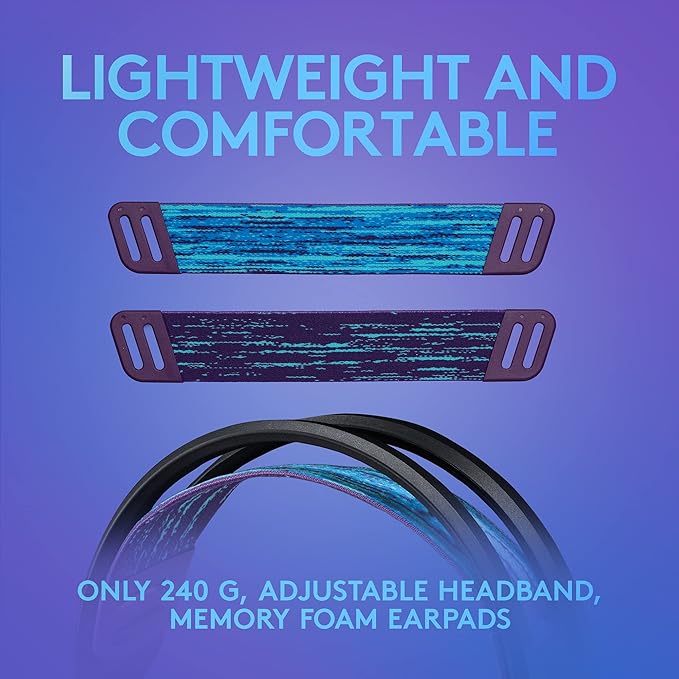Logitech G335 Wired Gaming Headset, with Flip to Mute Microphone, 3.5mm Audio Jack, Memory Foam Earpads, Lightweight, Compatible with PC, PlayStation, Xbox, Nintendo Switch/Switch 2 - Black